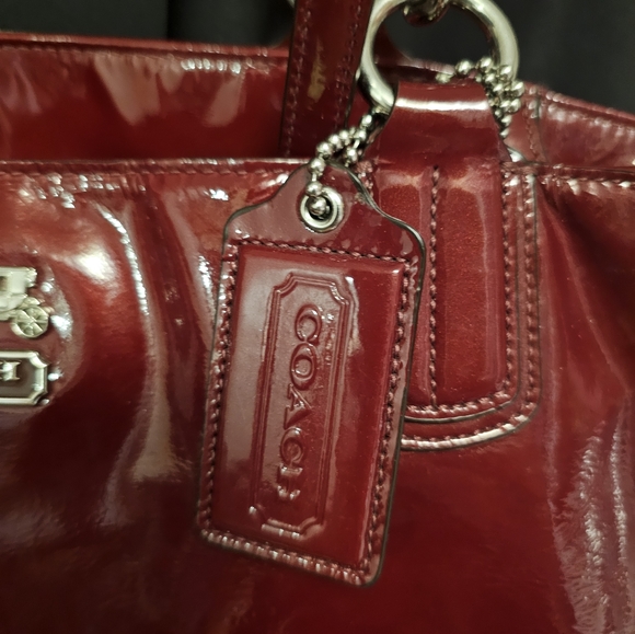 Coach patent leather tote - Picture 5 of 5